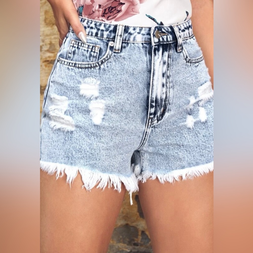 Distressed Denim Shorts! Brand New!